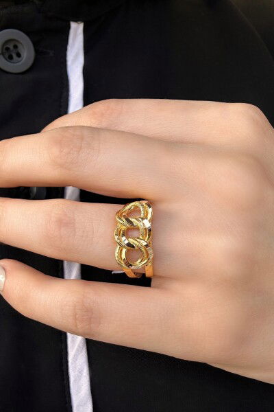 Samanyolu Altın Yüzük 8YZK167 - Altınaşkı