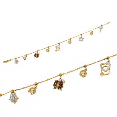 Şans Altın Bileklik 14KNY49 - Altınaşkı