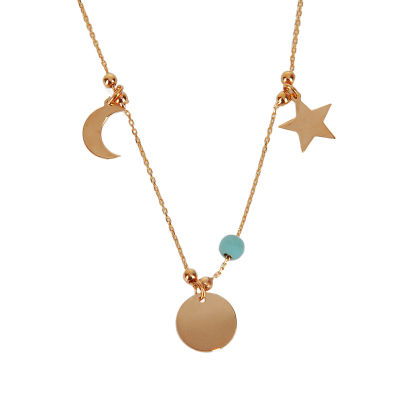 Şans Altın Kolye 14KLY616 - Altınaşkı