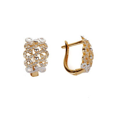 Şık Altın Küpe 14KP657 - Altınaşkı