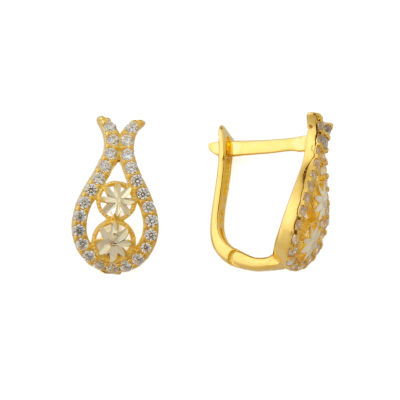 Şık Altın Küpe 14KP782 - Altınaşkı