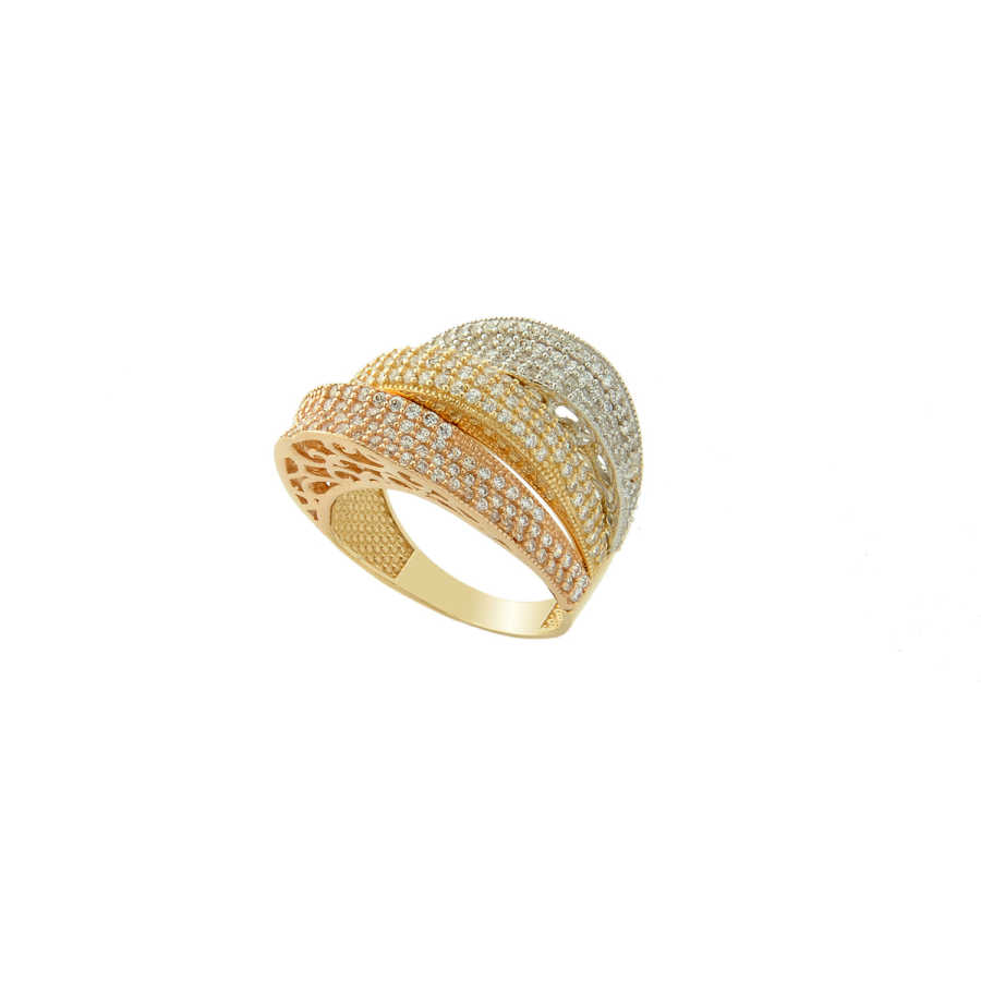 Şık Altın Yüzük 14YZ256 - 1