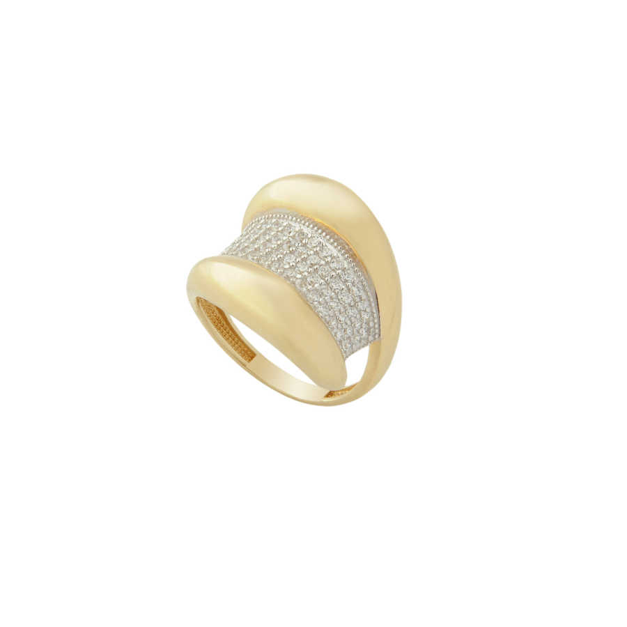 Şık Altın Yüzük 14YZ261 - 1