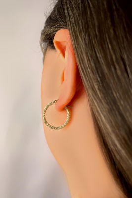 Simli Altın Küpe 8KP2853 - 1