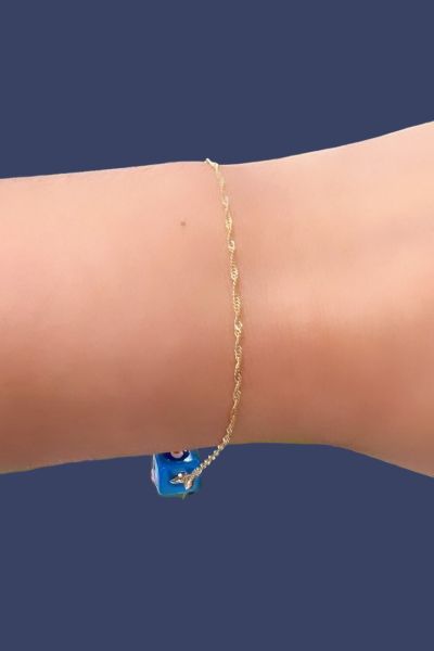 Singapur Altın Bileklik 14KNY3226 - Altınaşkı