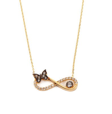 Sonsuzluk Altın Kolye 14KLY324 - Altınaşkı