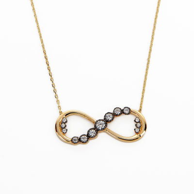 Sonsuzluk Altın Kolye 14KLY786 - Altınaşkı