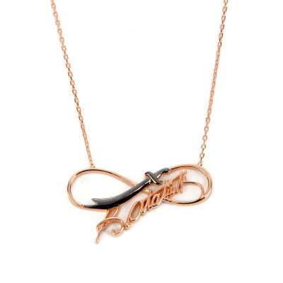 Sonsuzluk Altın Kolye 14KLY788 - Altınaşkı