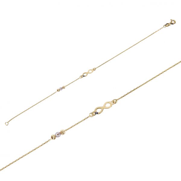 Sonsuzluk Dorika Toplu Altın Bileklik 14KNY678 - Altınaşkı