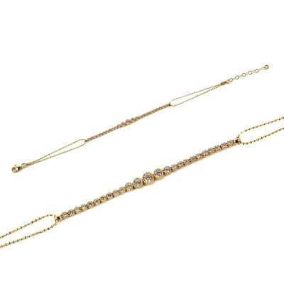 Su Yolu Altın Bileklik 14KNY405 - Altınaşkı