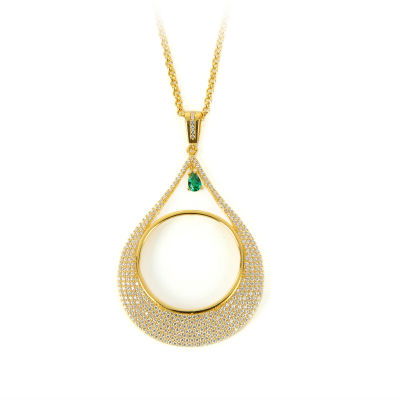 Tam Altın Çerçeve Kolye 14CRCV5 - Altınaşkı