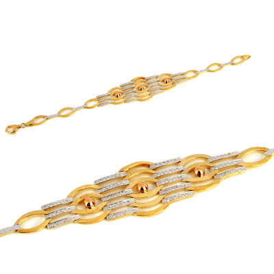 Taşlı Altın Bileklik 14KNY24 - Altınaşkı