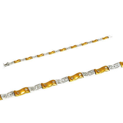 Taşlı Altın Bileklik 14KNY30 - Altınaşkı