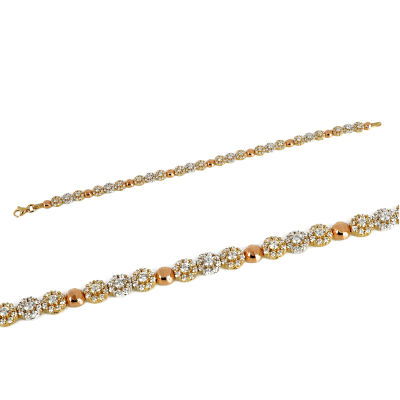 Taşlı Altın Bileklik 14KNY35 - Altınaşkı