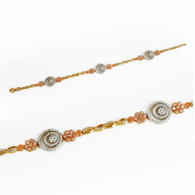 Taşlı Altın Bileklik 14KNY36 - Altınaşkı