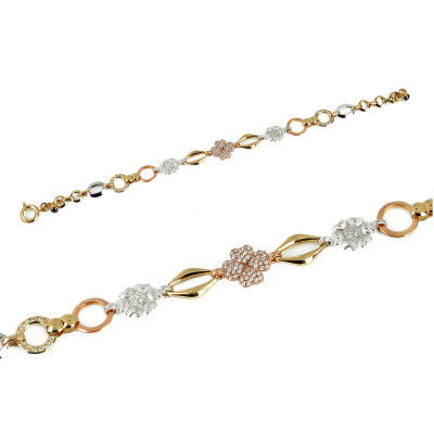 Taşlı Altın Bileklik 14KNY37 - Altınaşkı