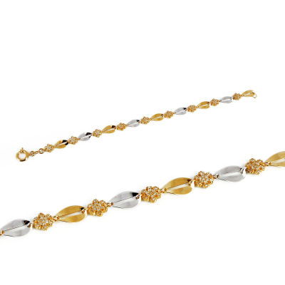 Taşlı Altın Bileklik 14KNY40 - Altınaşkı