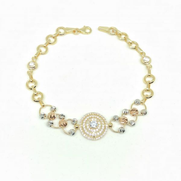 Taşlı Altın Bileklik 14KNY525 - Altınaşkı