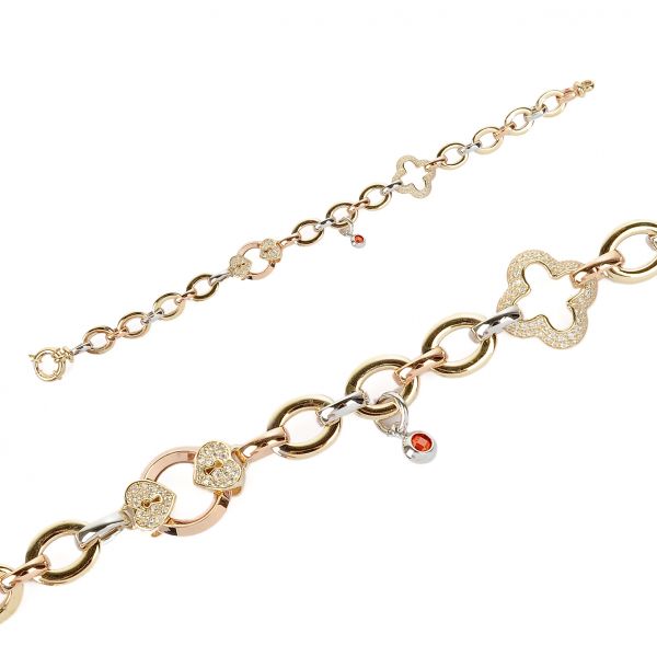 Taşlı Altın Bileklik 14KNY591 - Altınaşkı