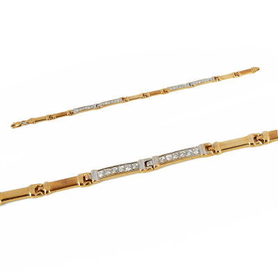 Taşlı Altın Bileklik 14KNY74 - Altınaşkı