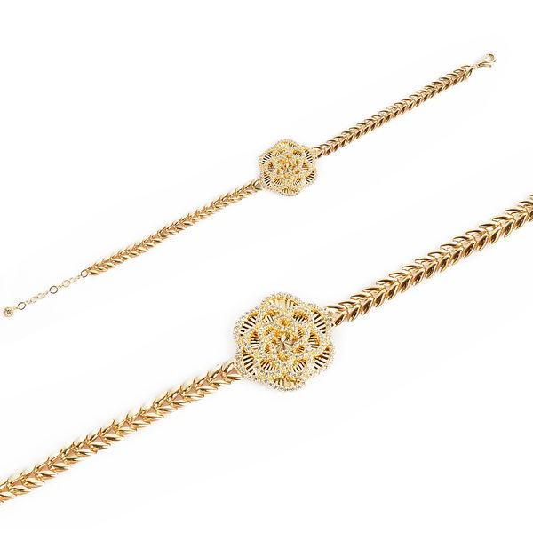 Taşlı Altın Bileklik 14KNY816 - Altınaşkı