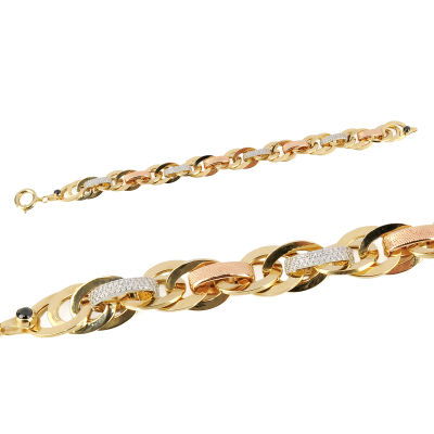 Taşlı Altın Bileklik 14KNY84 - Altınaşkı