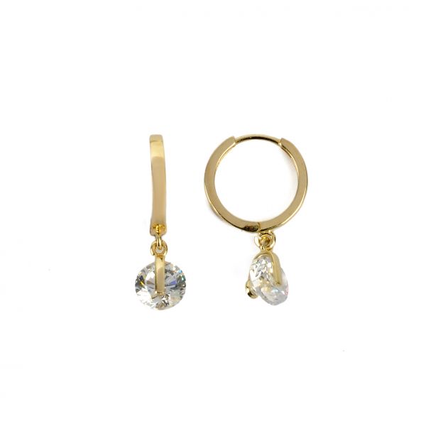 Taşlı Altın Küpe 14KP1321 - Altınaşkı