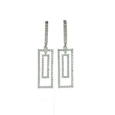 Taşlı Altın Küpe 14KP202 - Altınaşkı