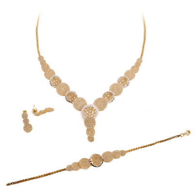 Taşlı Altın Takı Seti 14SET20 - Altınaşkı