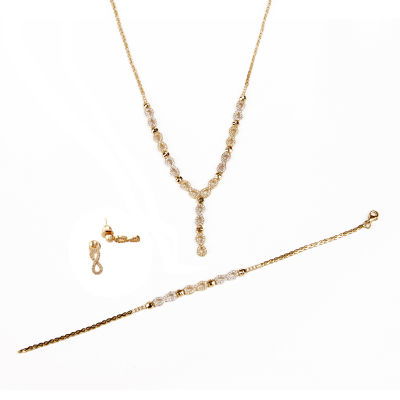 Taşlı Altın Takı Seti 14SET25 - Altınaşkı