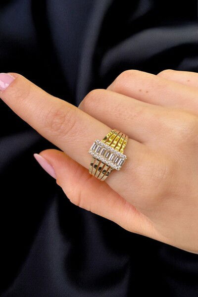 Taşlı Altın Yüzük 14YZ1281 - Altınaşkı