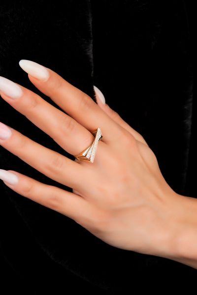 Taşlı Altın Yüzük 14YZ4165 - Altınaşkı