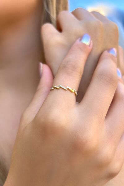 Taşlı Altın Yüzük 14YZ5763 - Altınaşkı