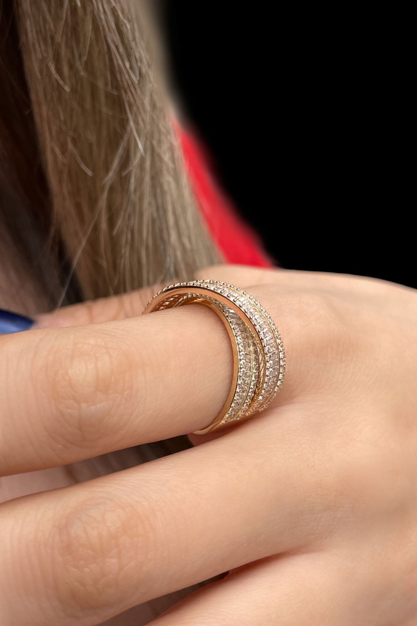 Taşlı Altın Yüzük 14YZ8087 - 2