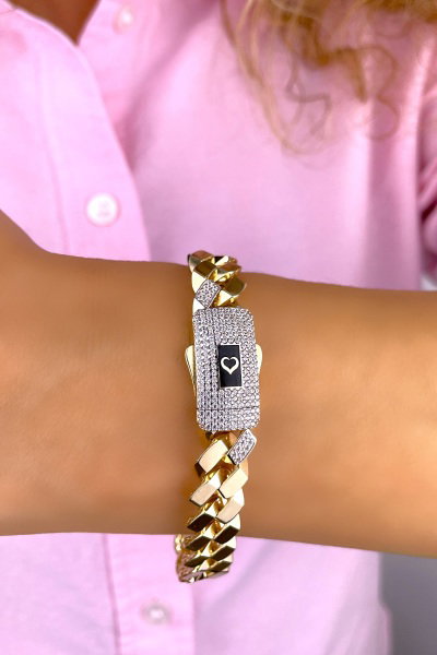 Taşlı Altınaşkı Gurmet Altın Bileklik 14KNY313 - Altınaşkı