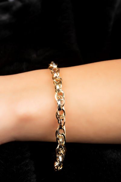 Taşsız Altın Bileklik 14KNY1524 - Altınaşkı