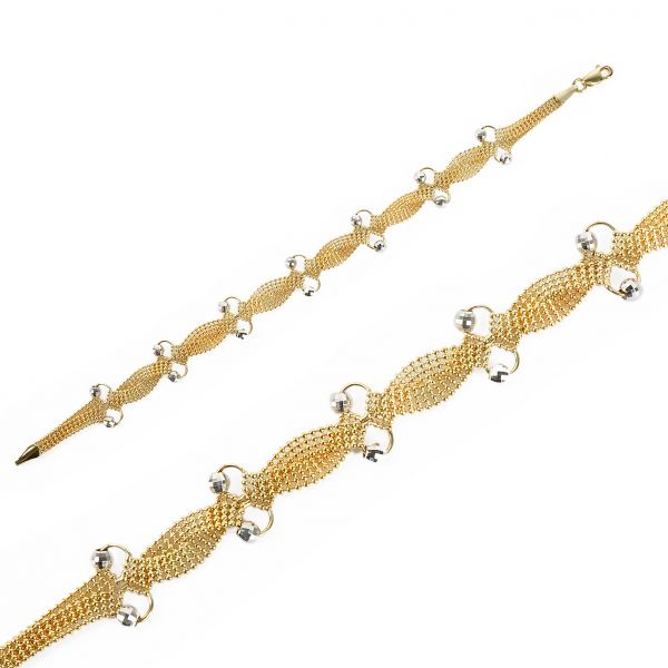 Taşsız Altın Bileklik 14KNY315 - Altınaşkı