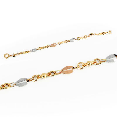 Taşsız Altın Bileklik 14KNY43 - Altınaşkı