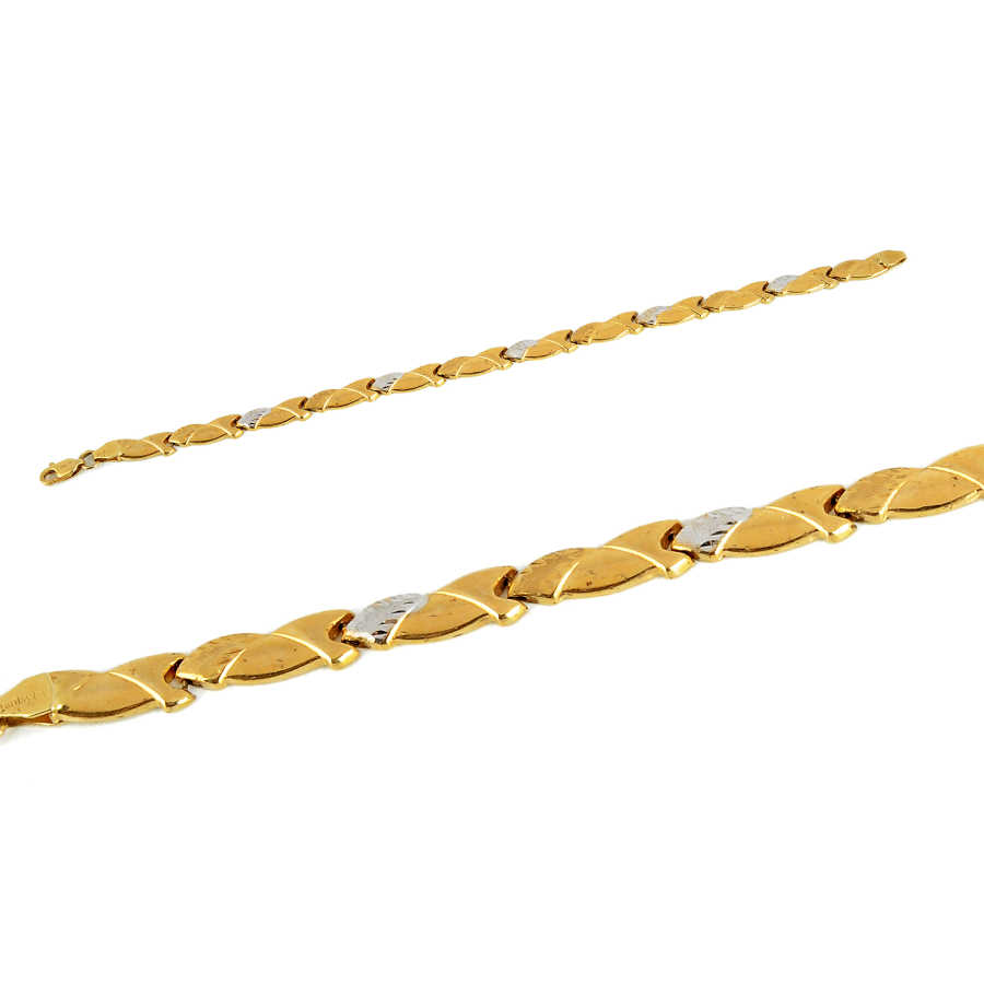 Taşsız Altın Bileklik 14KNY63 - 1