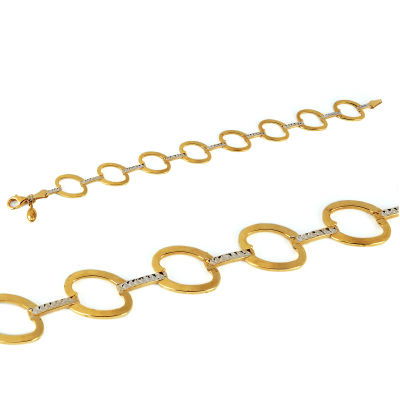 Taşsız Altın Bileklik 14KNY69 - Altınaşkı