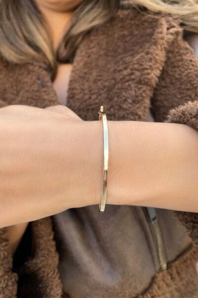 Taşsız Altın Bilezik 14KLPC456 - Altınaşkı