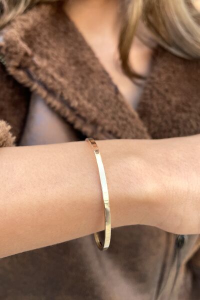 Taşsız Altın Bilezik 8KLPC814 - Altınaşkı