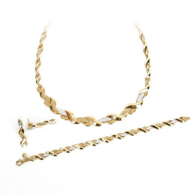 Taşsız Altın Takı Seti 14SET1 - Altınaşkı