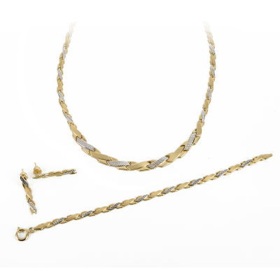 Taşsız Altın Takı Seti 14SET19 - Altınaşkı