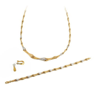 Taşsız Altın Takı Seti 14SET23 - Altınaşkı