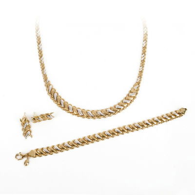 Taşsız Altın Takı Seti 14SET3 - Altınaşkı