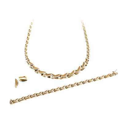 Taşsız Altın Takı Seti 14SET4 - Altınaşkı