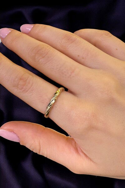 Taşsız Sarmal Altın Yüzük 14YZ4386 - Altınaşkı