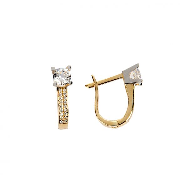 Tektaş Altın Küpe 14KP1356 - Altınaşkı