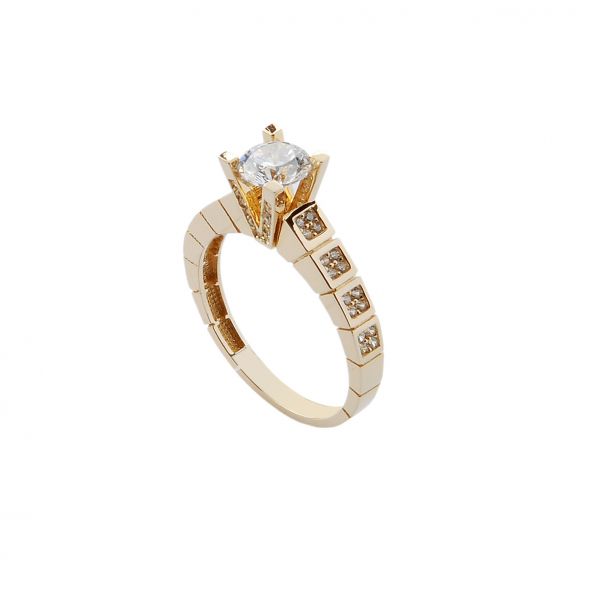 Tektaş Altın Yüzük 14YZ2286 - Altınaşkı